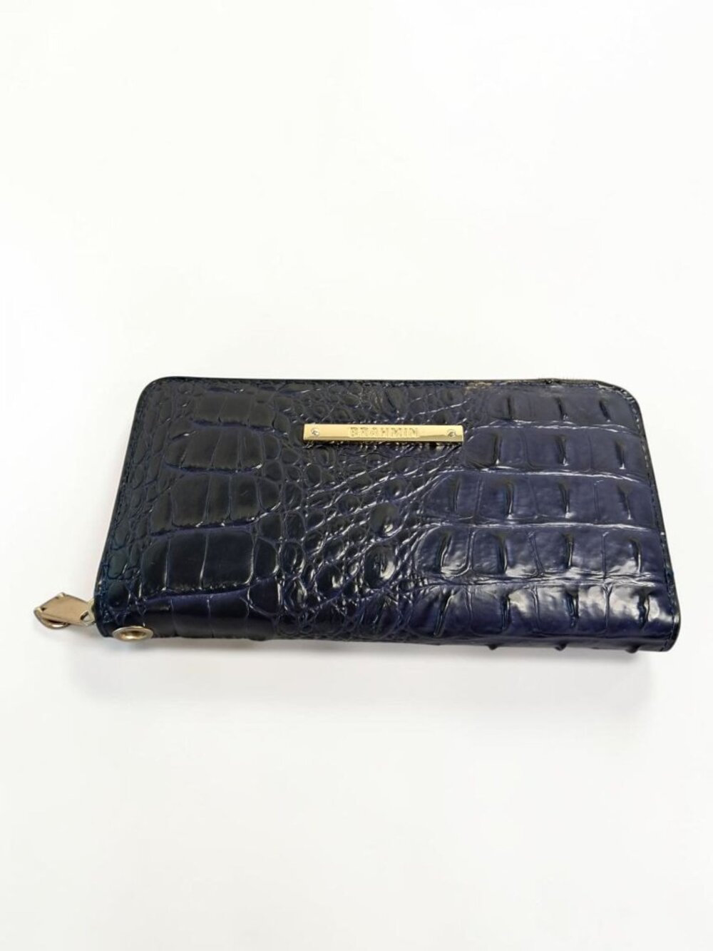 Brahmin Croc-Embossed Leather Wallet